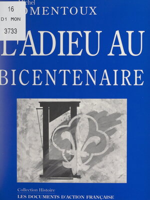cover image of L'adieu au Bicentenaire